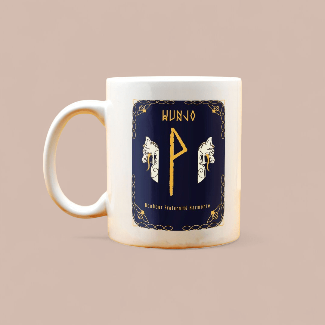 Mug rune viking Wunjo