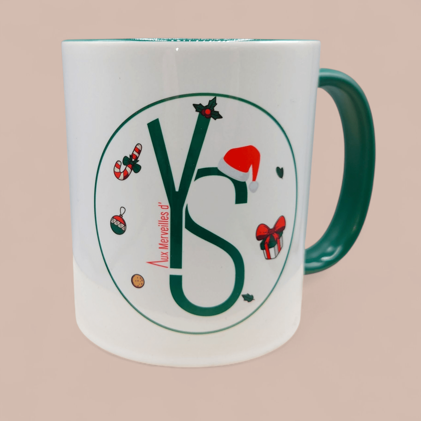 Mug Noël vert verso