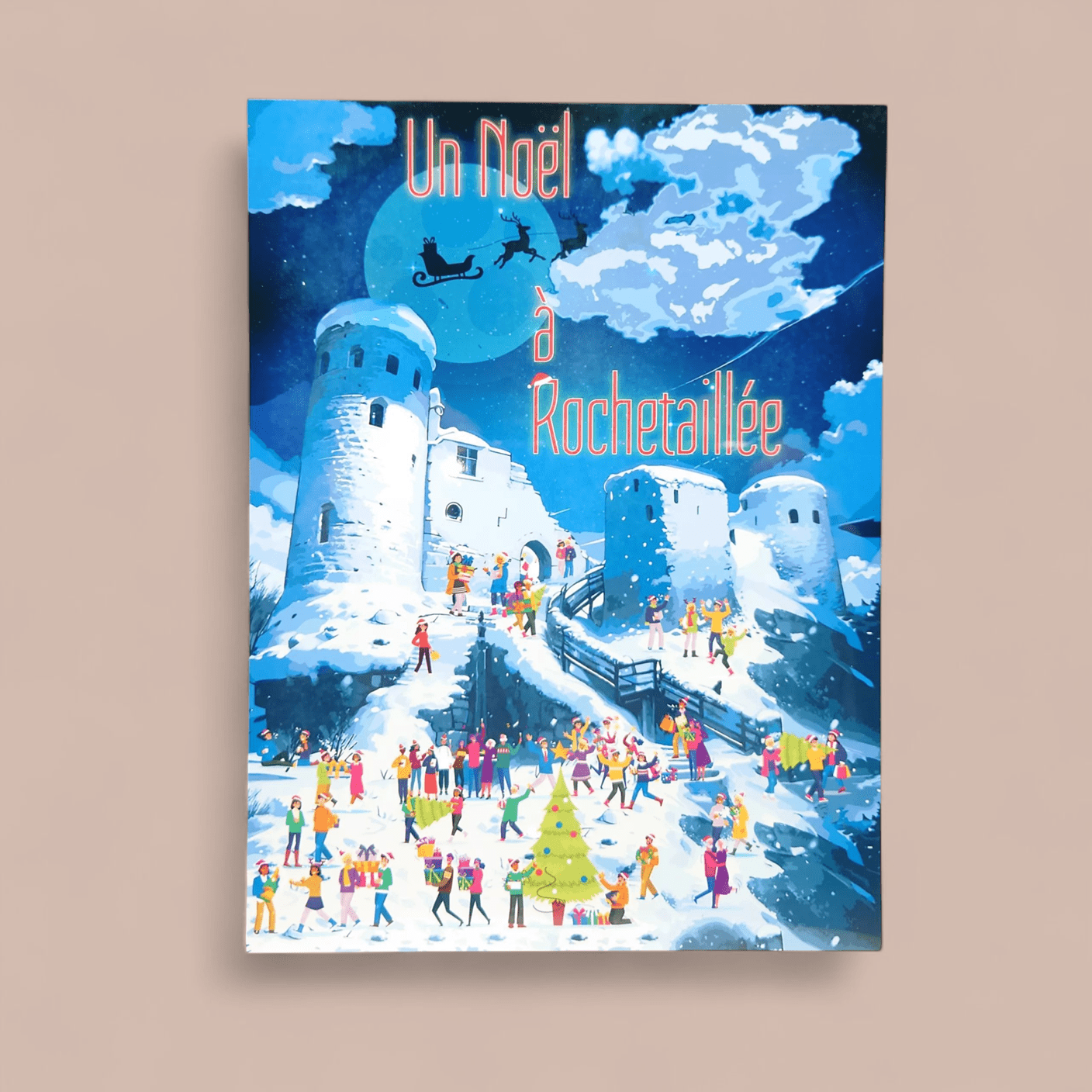 plaque murale Cherche et Trouve noël