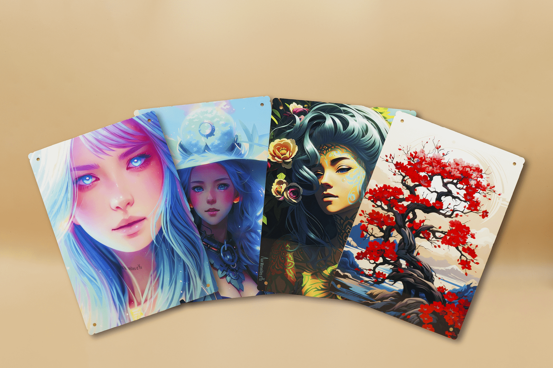 Plaque décorative en métal