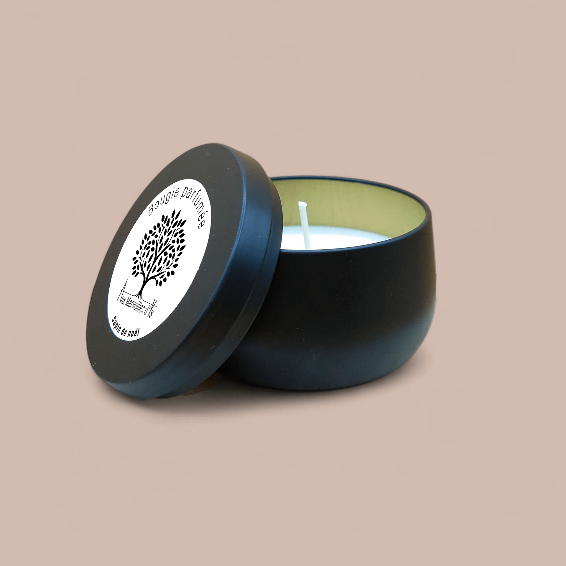 bougie sapin de noël
