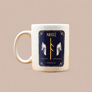 Mug rune viking Ansuz