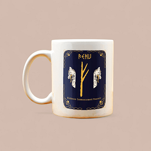 Mug rune viking Fehu