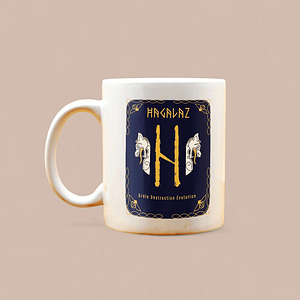 Mug rune viking Hagalaz