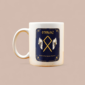 Mug rune viking Othalaz